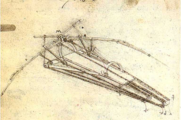 Bản Vẽ Máy Bay Của Lê ô Na đờ Vanh Xi. (i) Min