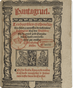 Bìa Sách Gác Găng Tua Và Pan Ta Gru En Của Phơ Răng Xoa Ra Bơ Le. (i) Min