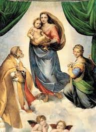 Bức Đức Mẹ Sít Tin Của Ra Pha En. Min