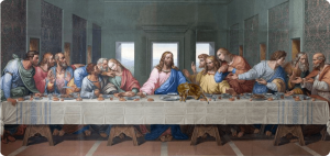 Bức Tranh Bữa Tiệc Cuối Cùng Của Lê ô Na đờ Vanh Xi. (i) Min