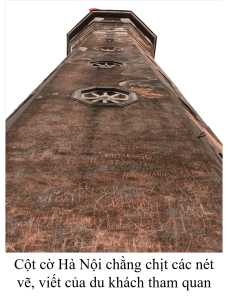 Cột Cờ Hà Nội Với Các Nét Vẽ Chằng Chịt (nguồn Báo Dân Trí) Min