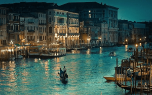 Đi Thuyền Trên Sông Trong Lòng Thành Phố Vơ Ni Dơ Min