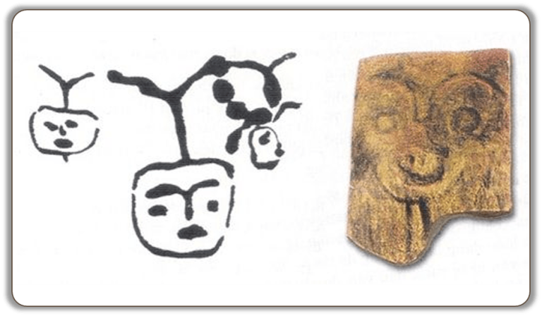 Hình Mặt Người Khắc Trên Vách đá ở Hang Đồng Nội (hoà Bình, Việt Nam) Min