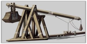 Mô Hình Mô Phỏng Máy Bắn đá Của Người Hy Lạp Cổ đại. Min