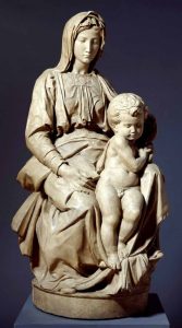 Pho Tượng đá Đức Mẹ Của Bruges Một Kiệt Tác Của Hoạ Sĩ Mi Ken Lăng Giơ. (i) Min