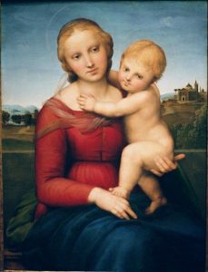 Tranh Đức Mẹ Maria Của Hoạ Sĩ Ra Pha En (i Ta Li A). (i) Min