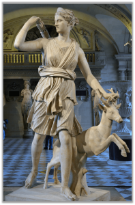 Tượng Nữ Thần Săn Bắt Artemis Tác Phẩm điêu Khắc Của Hy Lạp Cổ đại. (i) Min