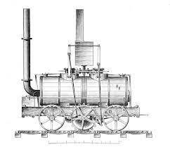 Đầu Máy Xe Lửa Chạy Trên đường Ray đầu Tiên. Min