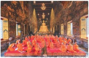 Một Nghi Thức Trong Lễ Phật đản Tại Chùa Vát Su Thát (thái Lan) Min