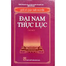 Bìa Sách Đại Nam Thực Lục.
