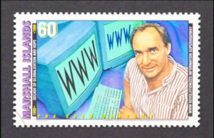 Con Tem Có Hình ảnh Tim Béc Nơ Và Phát Minh Mạng Lưới Toàn Cầu (world Wide Web) Của ông (1990)