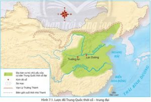 Lược đồ Trung Quốc Thời Cổ Trung đại. Min