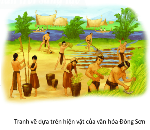 Tranh Vẽ Dựa Trên Hiện Vật Văn Hoá Đông Sơn. (i) Min