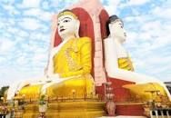 Tượng Phật ở Chùa Ki A Kpun ở Ba Gô (mianma). Min